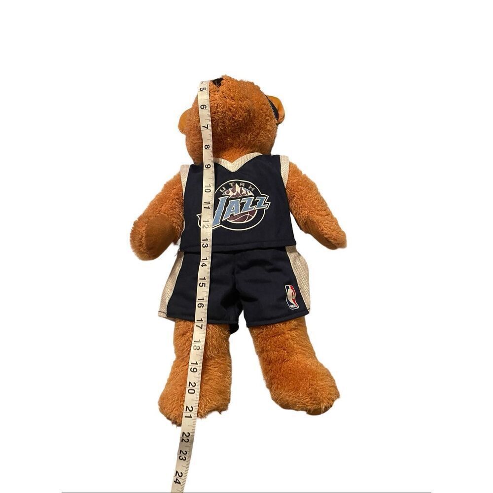NBA Brown Blue Basketball Utah Jazz Plush Stuffed Animal 21" - Picture 5 of 5